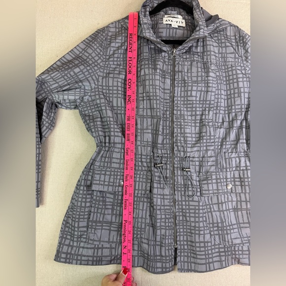 J103 Ava & Viv Gray Patterned Jacket - Picture 8 of 8